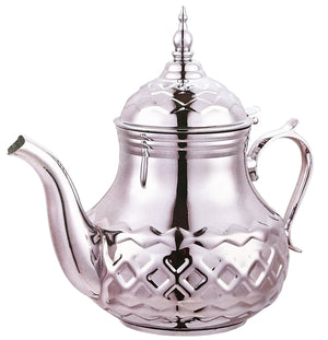 Oosterse Marokkaanse theepot RVS, ook voor inductie – 0,8 tot 1,8 liter