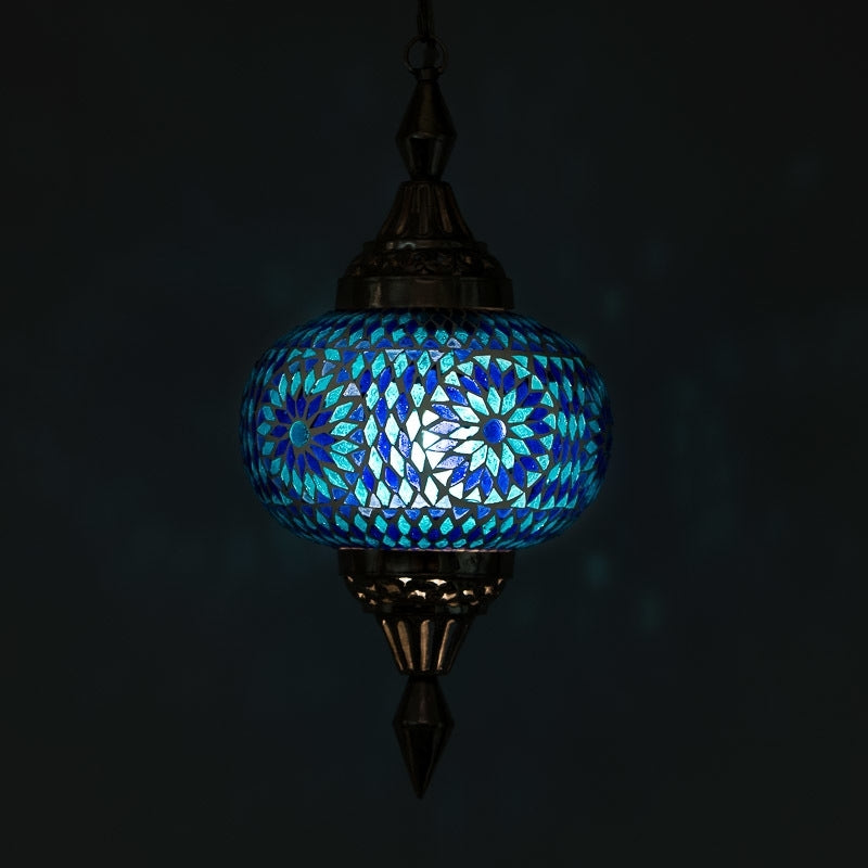 Hanglamp pumpkin blauw