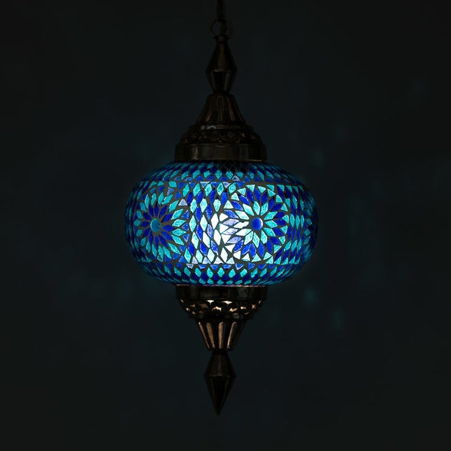 Hanglamp pumpkin blauw