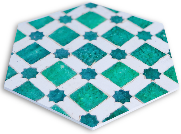 Mosaik-Kunststoff-Zierfliesen IMLIL
