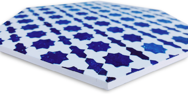 Mosaic plastic decorative tiles CHEFCHAOUEN