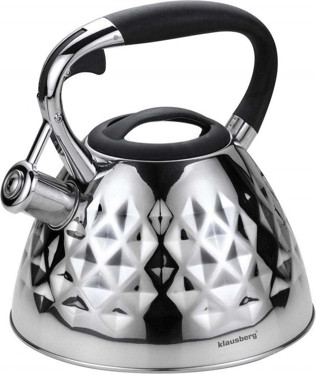 Klausberg 7413 - Flötenkessel - Diamant Silber - 3 Liter