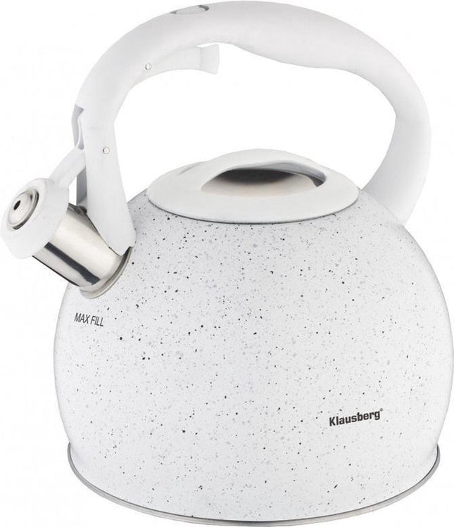 Klausberg 7265 - bouilloire sifflante - 3L - inox - tous feux dont induction