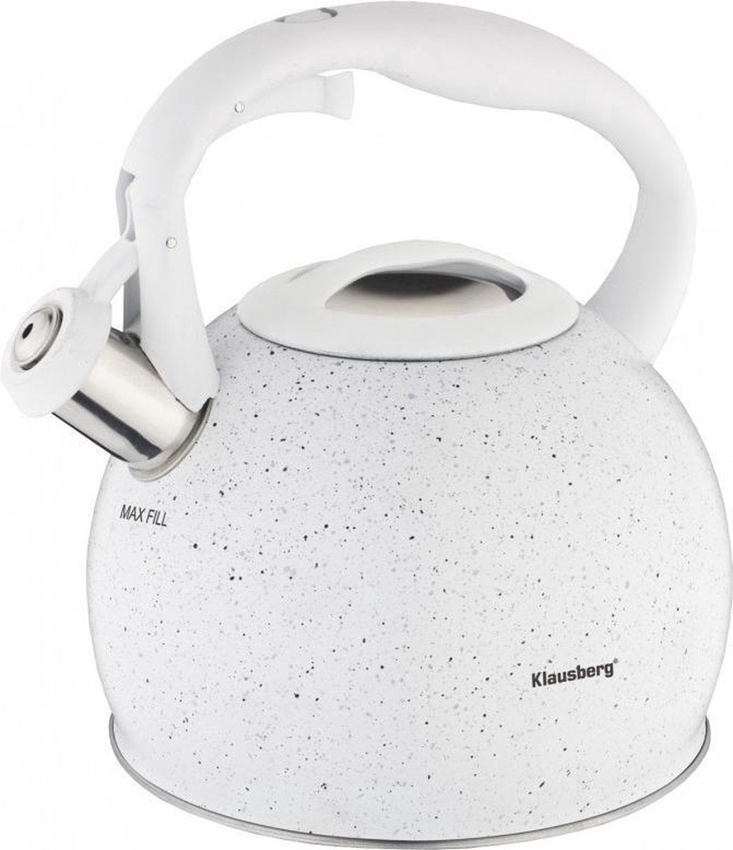 Klausberg 7265 - whistling kettle - 3L - stainless steel - all heat sources