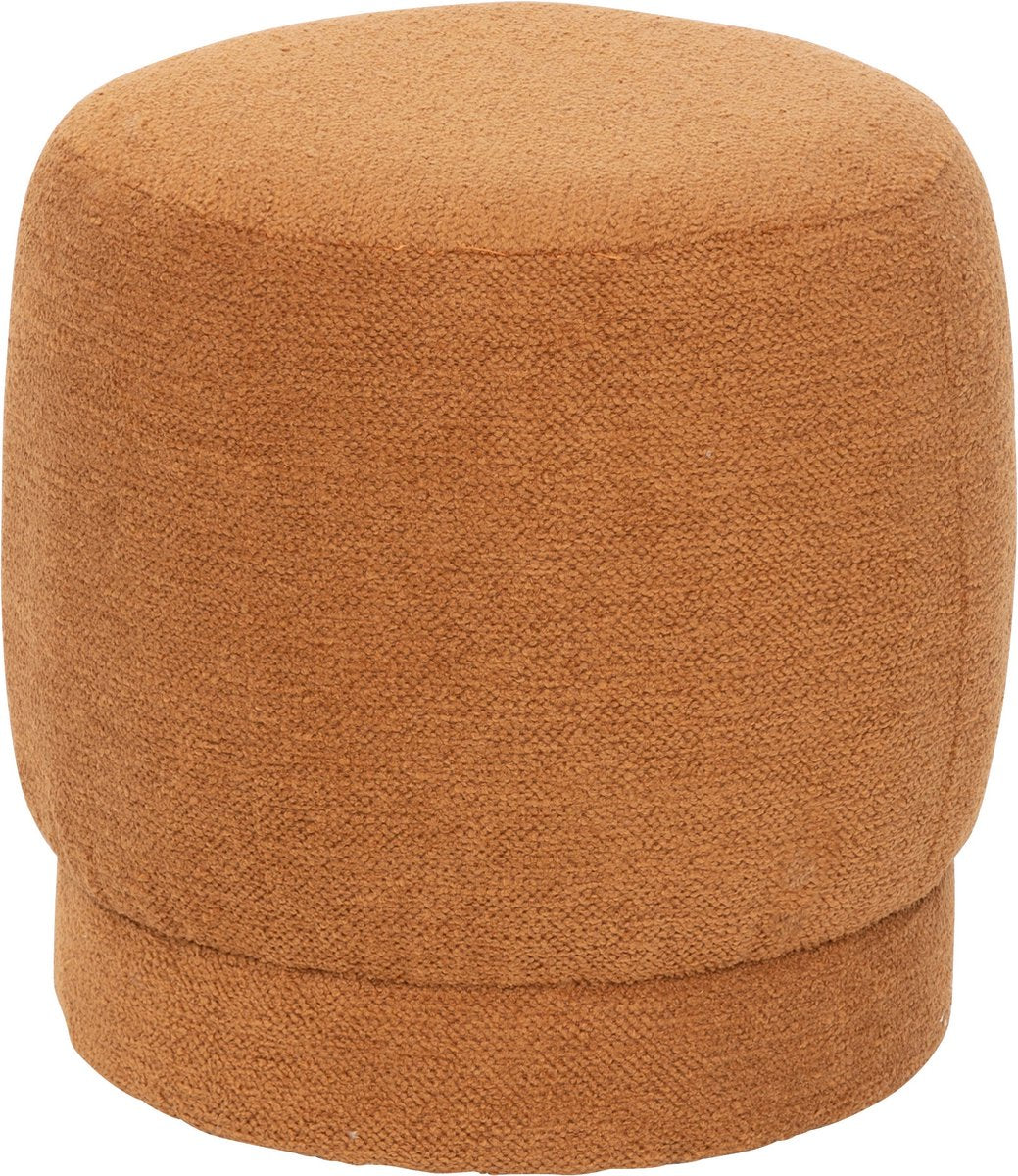 Atmosphera Amea Sitzhocker - Ø39xH40cm - Fußhocker - Orange