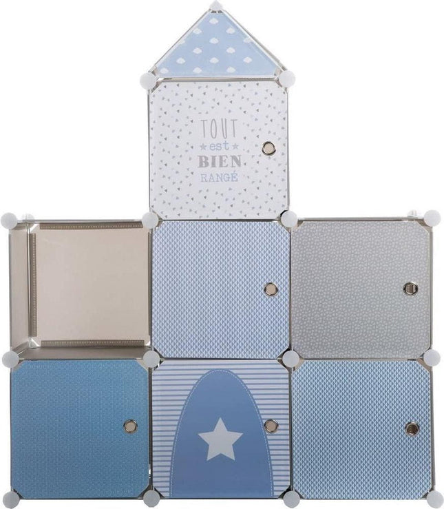 Atmosphera Créateur d'intérieur - Storage Cabinet – Castle – Blue