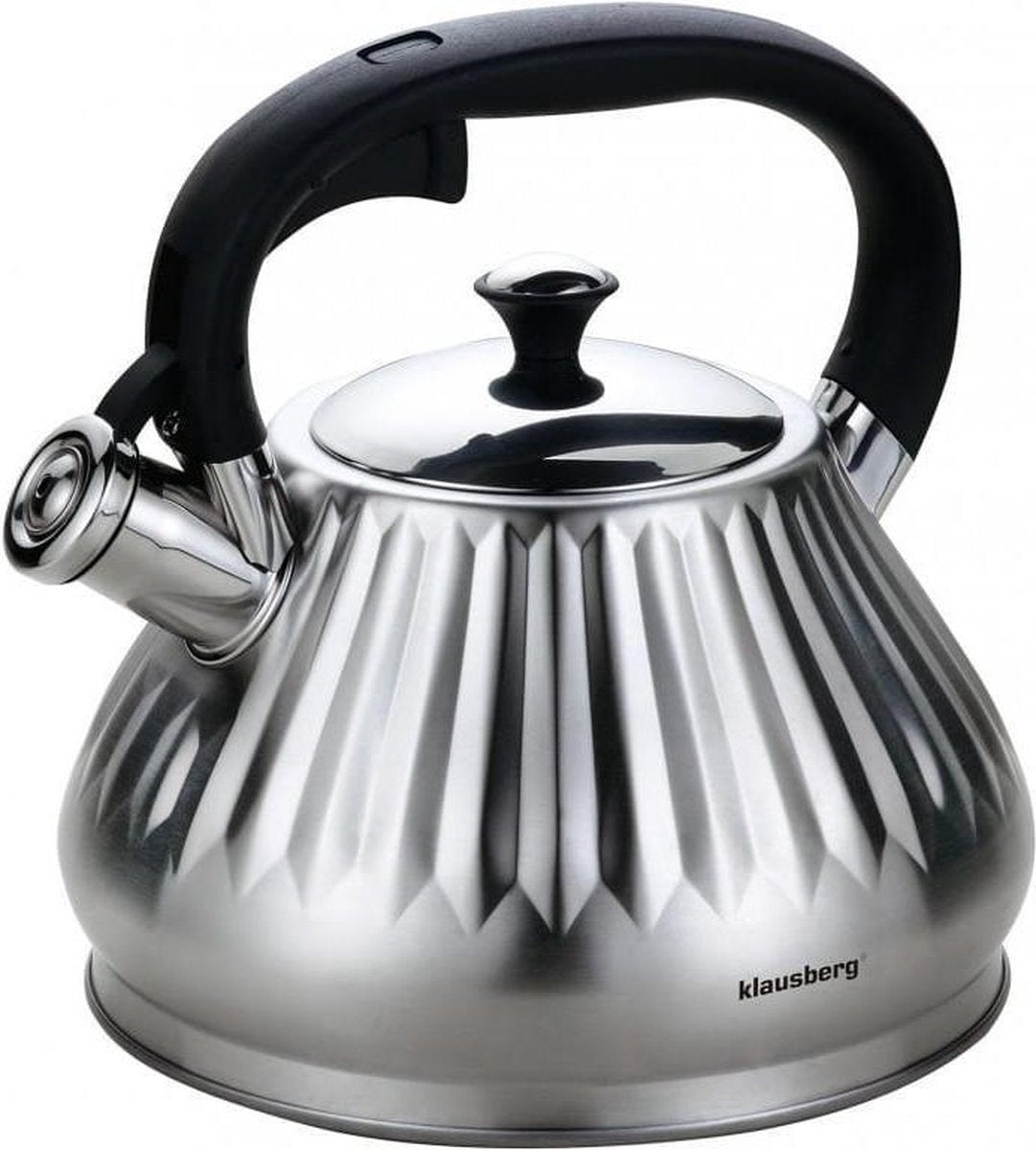 Klausberg 7477 - Flötenkessel - Edelstahl - 3,0 Liter