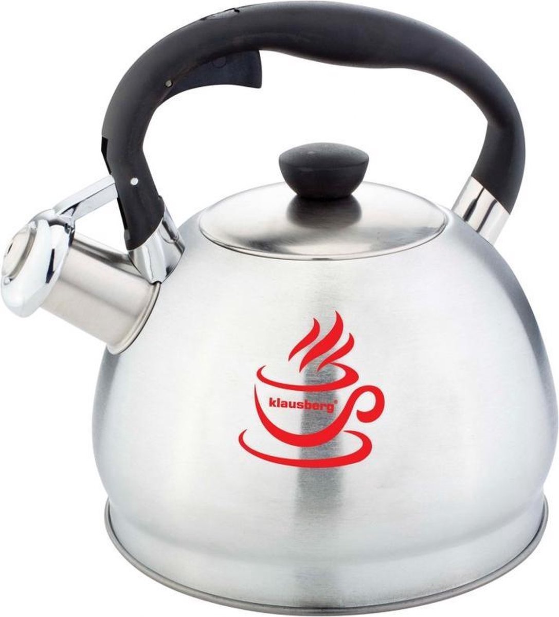 Klausberg 7044 - Whistling kettle - 1.8 litres - magic light