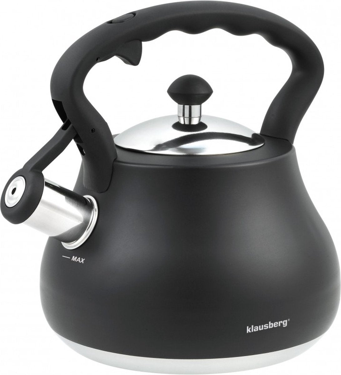 Klausberg KB-7446 whistling kettle - 2.7L - stainless steel - all heat sources