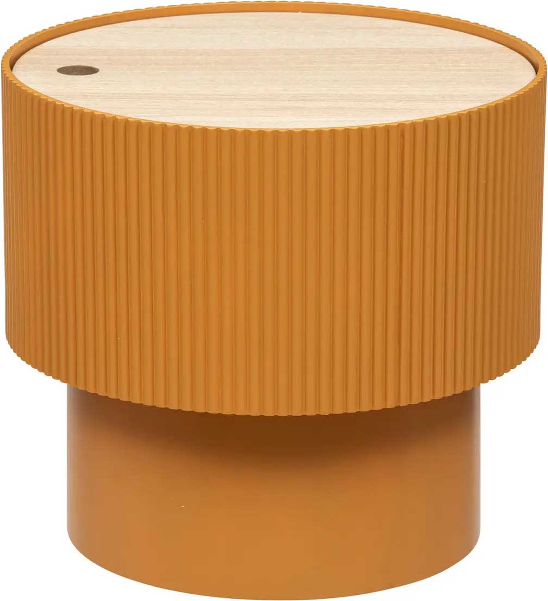 Salontafel met opbergruimte ENOLA, rond, Ø 38,5 cm