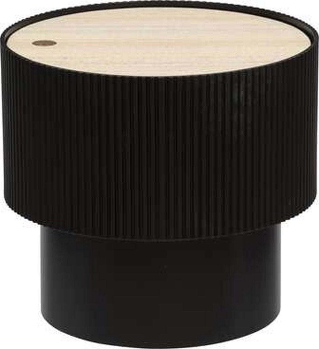 Atmosphera Table - Coffee Table - Black - Side Table - D38.5 cm H35 cm