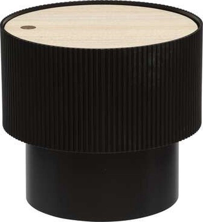 Atmosphera Tafel - Salontafel - Zwart - Bijzettafel - D38, 5 cm H35 cm