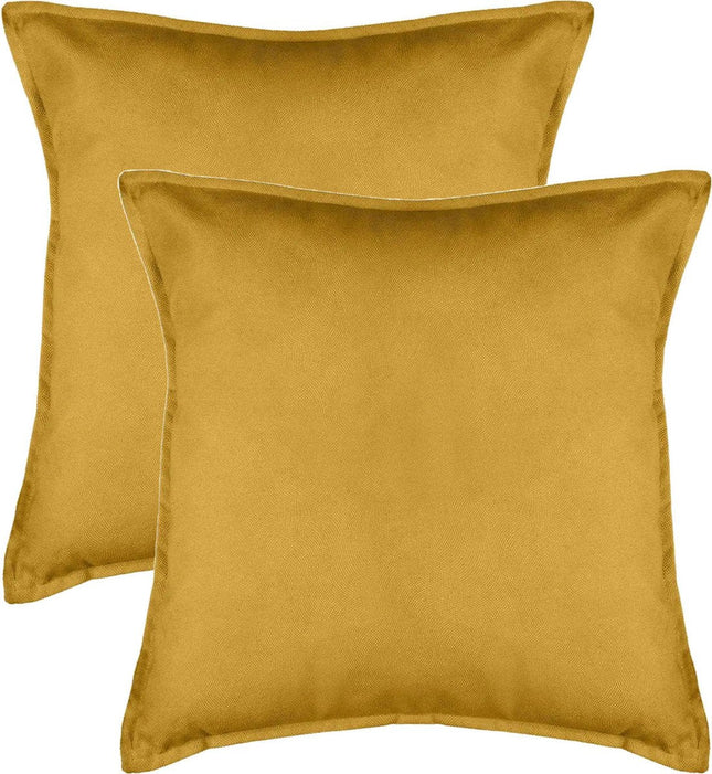 Atmosphera Bank / sierkussens Sophia - 2x stuks - 55 x 55 cm - polyester met rits