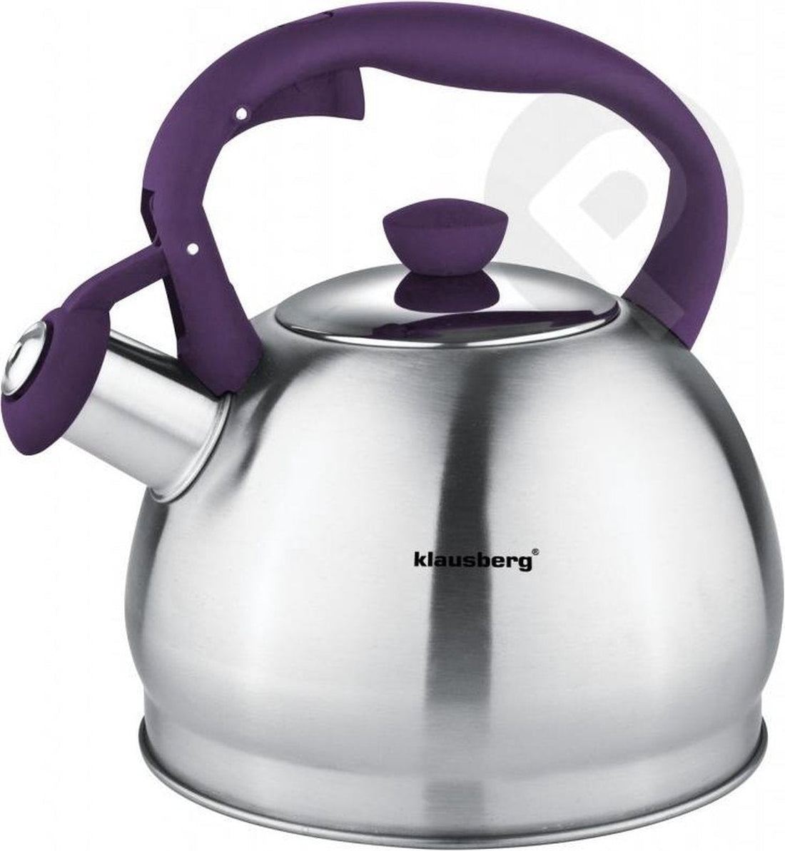 Klausberg 7043 Whistling Kettle 1.8 litre - Purple handle
