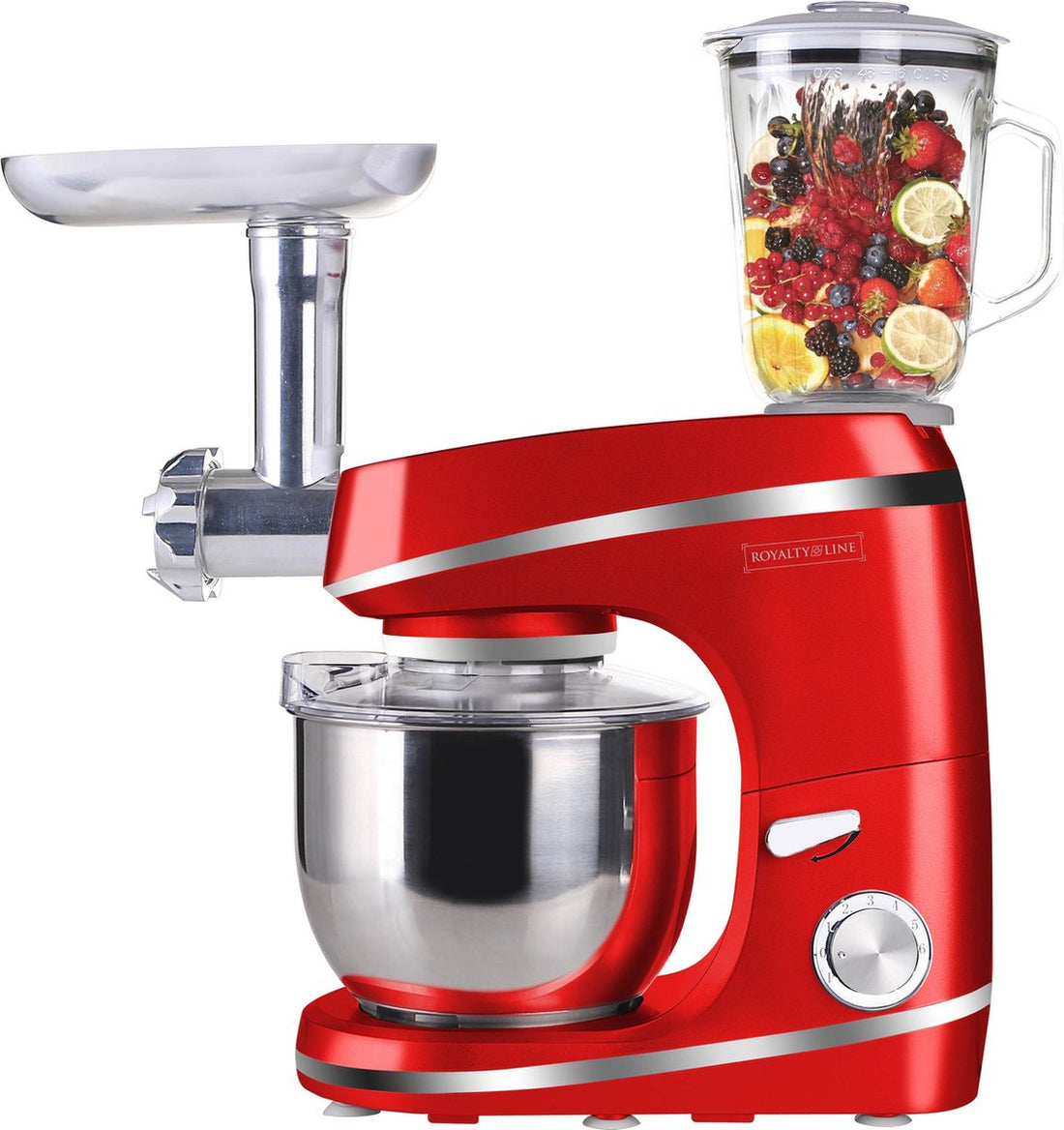 Royalty Line - Robot de cuisine - rouge 1900W