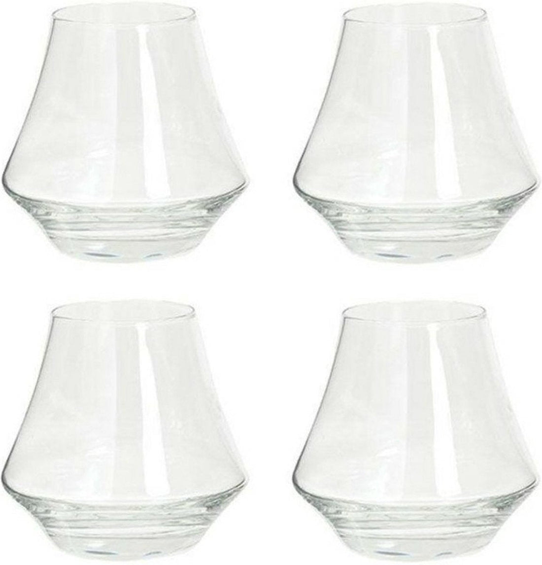 Secret de Gourmet whisky glazen set van 4 – transparant glas, 290 ml