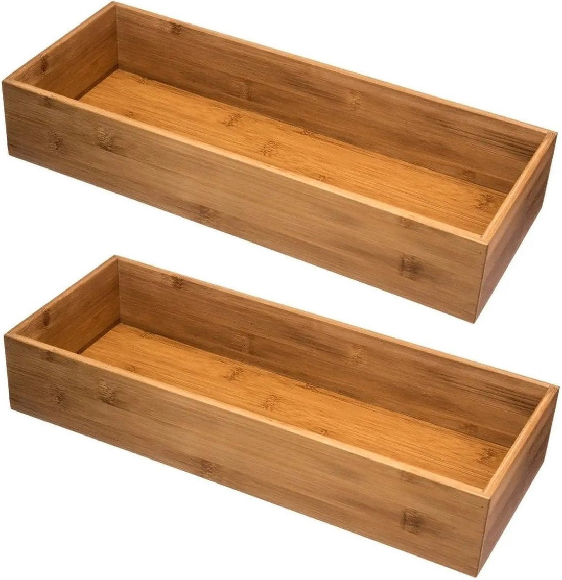 5Five bestekbak Tidy Smart (keuken organizer) – 1-vaks, bamboe, set van 2