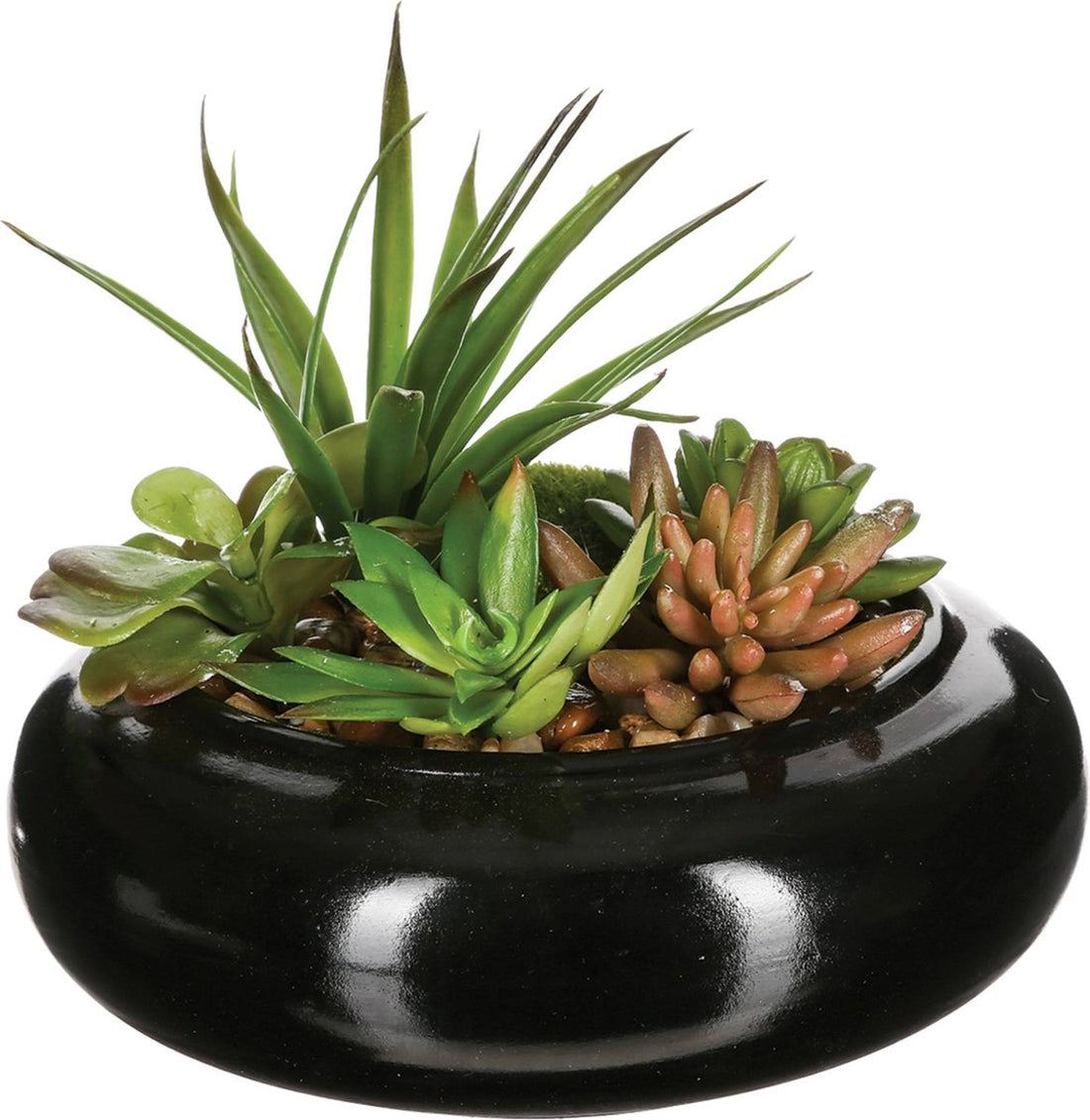 Atmosphera Artificial plant in a pot, Ø 20 cm, succulent arrangement