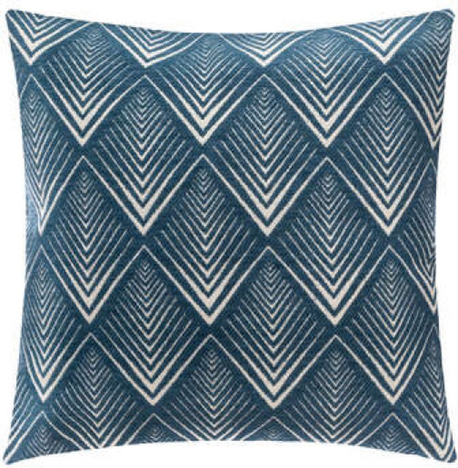 Atmosphera kussenhoes Chen 40 x 40 cm – middenblauw, met rits, zonder vulling