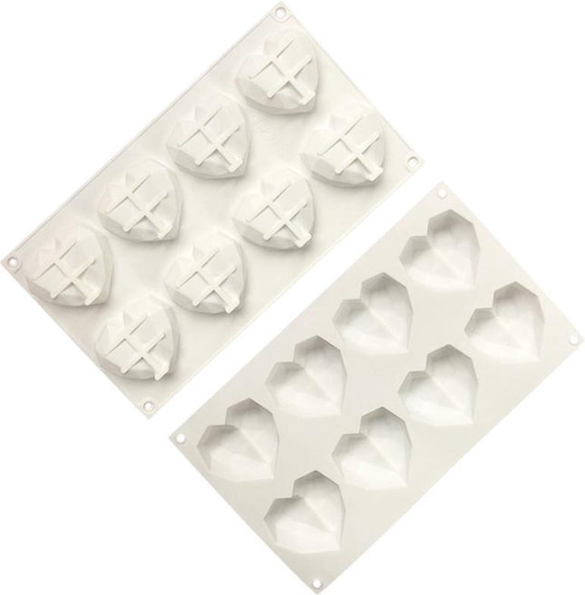 Silicone 3D heart mold