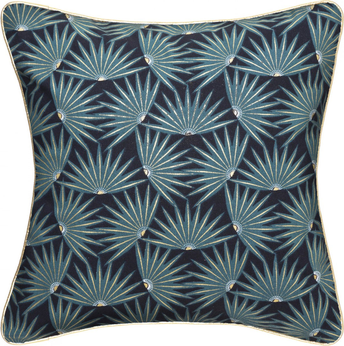 Throw Pillow - Printed Side - Blue - 40 Cm X 40 Cm