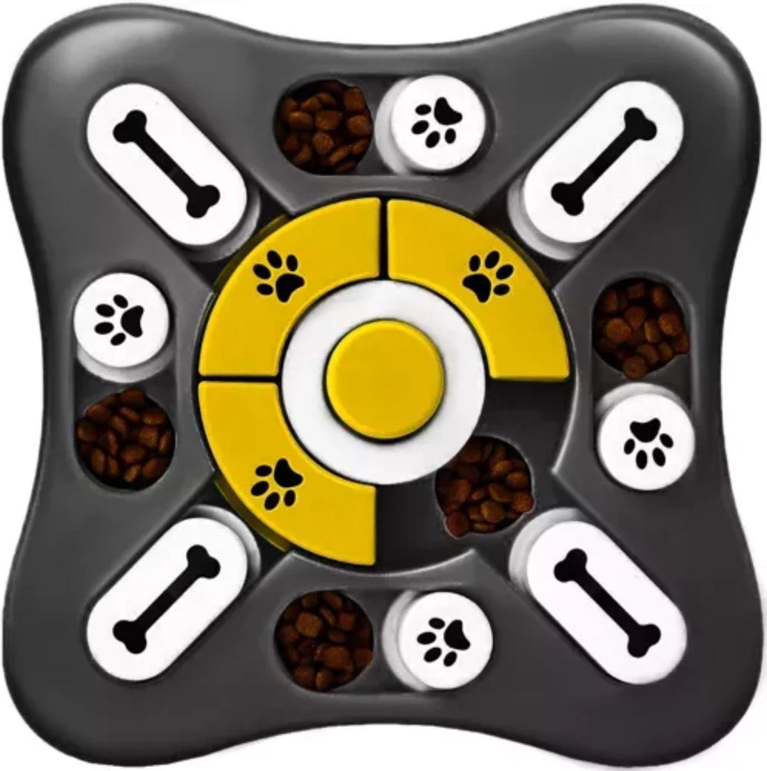 Jouet pour chien interactif Purlov avec gam elle anti-glouton - Stimule l'activité mentale