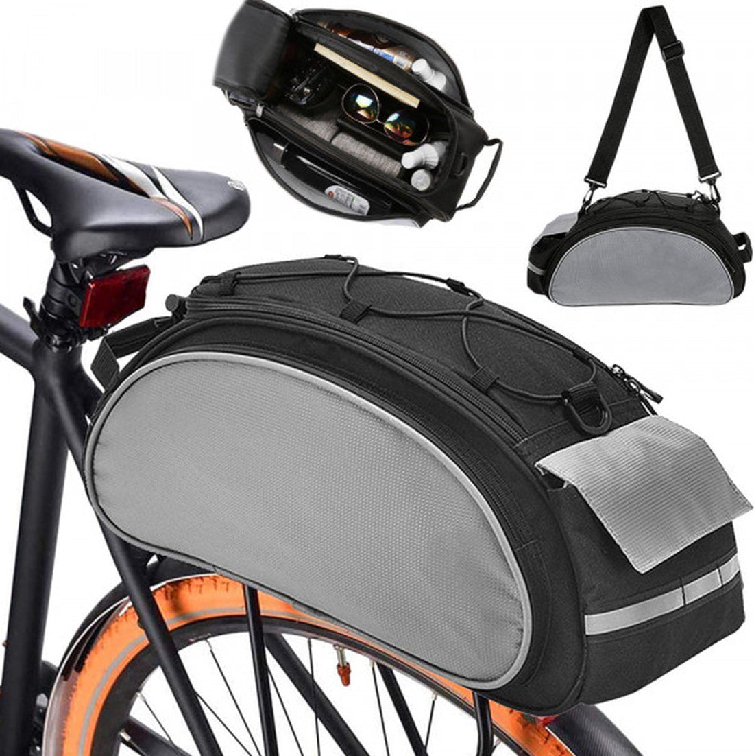 Fietstas bagagedrager 13 liter – enkele fietstas, ook voor elektrische fiets