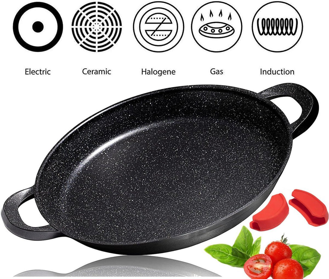 CUILINA paellapan 40 cm – marmercoating, voor inductie en alle warmtebronnen