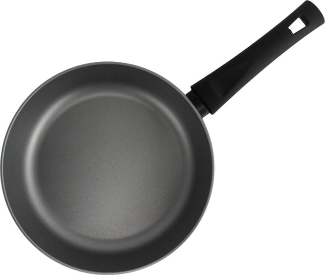 Poêle traditionnelle Brizoll Graphite - 28 cm - Aluminium - Revêtement antiadhésif - Compatible avec toutes les sources de chaleur