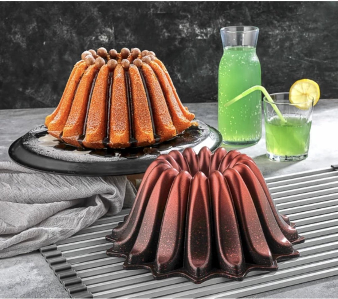 Moule à gâteau Chef Polo Damla Rond | Granite | Antiadhésif | Rose
