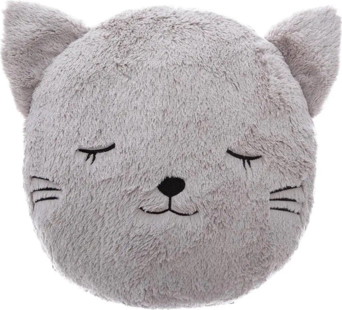 Atmosphera Kids Katzenkissen - 28 x 11 cm - Grau