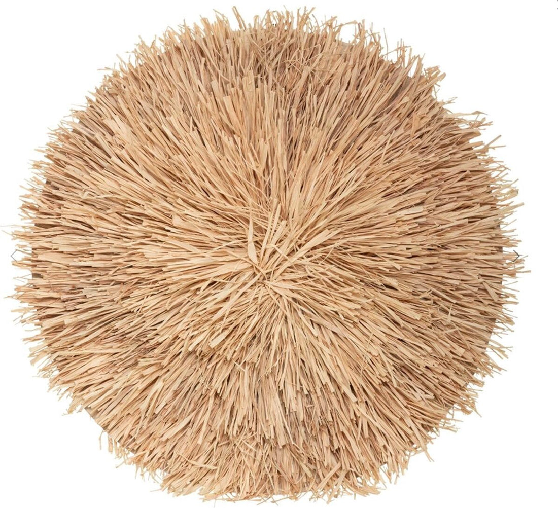 Wanddecoratie Raffia diameter 64 cm | Boho wand decoratie