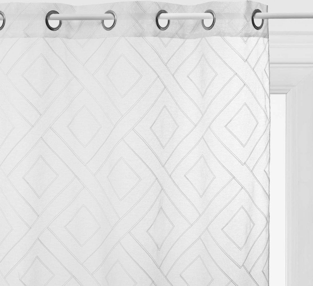 Curtain with a subtle pattern