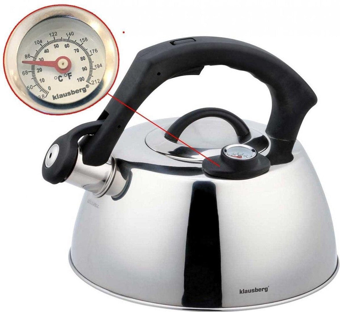 Klausberg KB-7370 whistling kettle - 3L - stainless steel - all heat sources