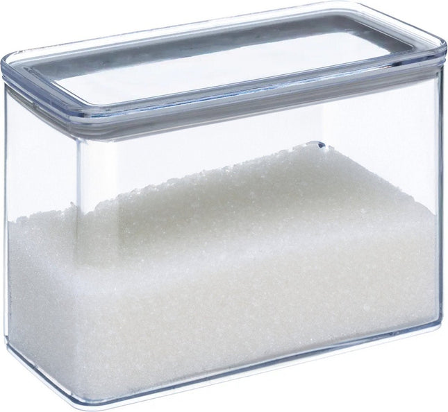 5Five Storage Jar - kitchen / food - plastic - 2000 ml - airtight lid - transparent - 20 x 10 x 14 cm