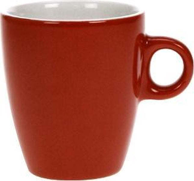 Cosy & Trendy Vicky Mug - 19 cl - Ø 7 cm x 8.5 cm - Red - Set of 6