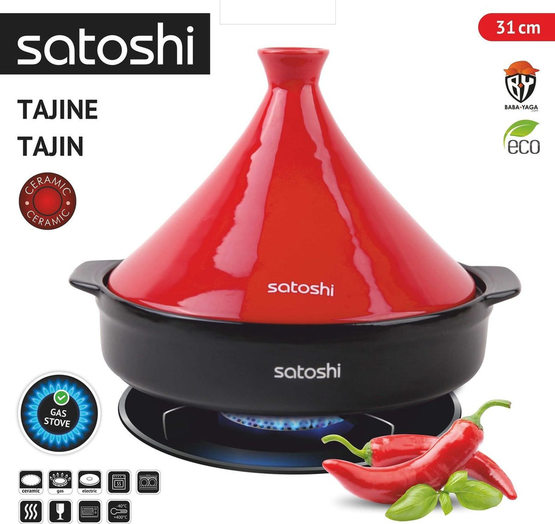 Tajine Satoshi - 31 cm - terre cuite