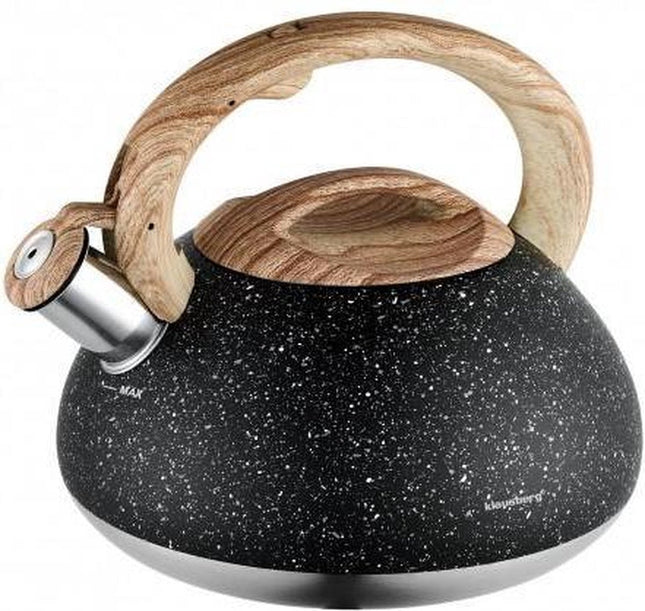 Bouilloire sifflante Klausberg KB-7282 - 2,7 L - acier inoxydable - tous feux