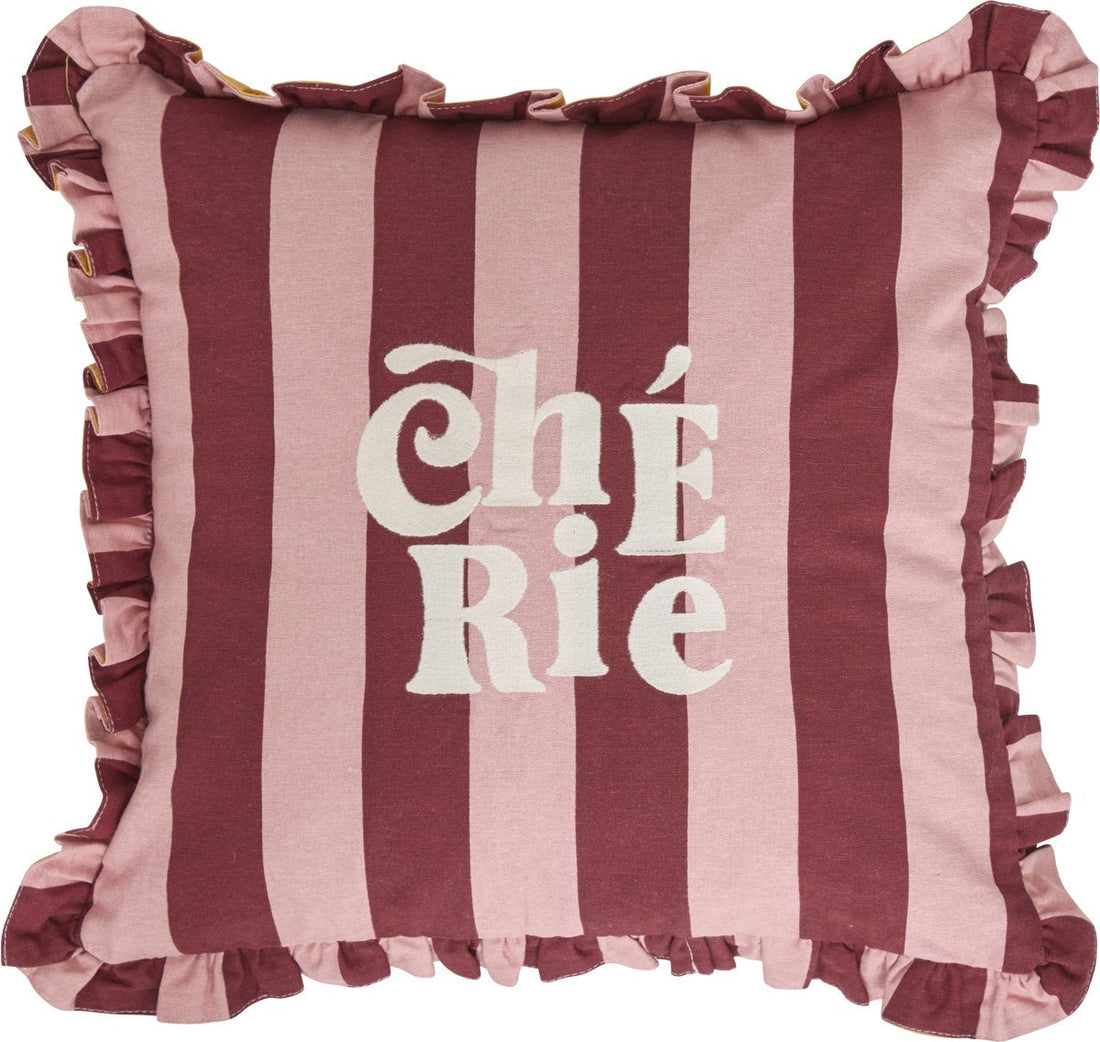 Atmosphera Kids Chéri cushion - 40 x 40 cm - Pink / Orange