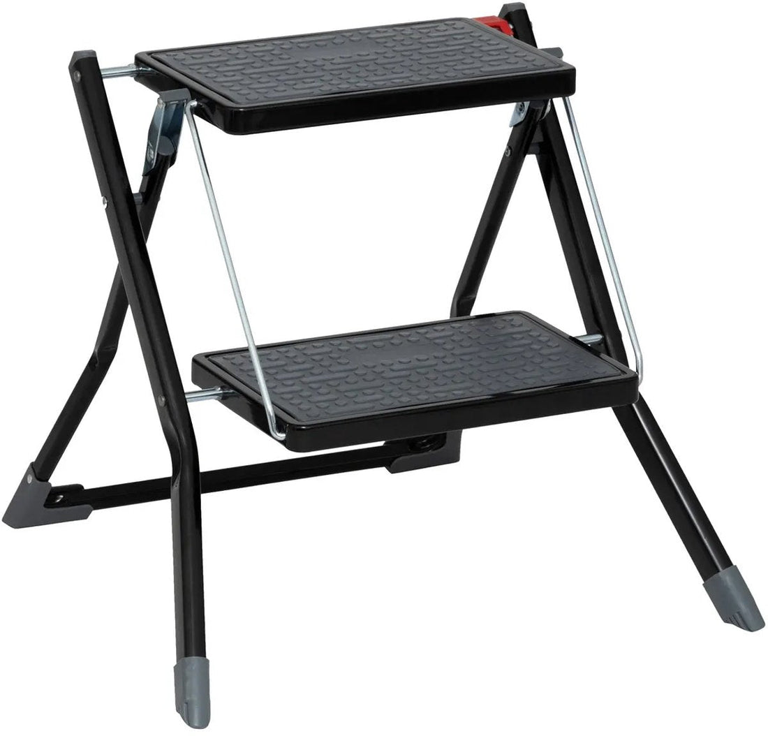 5Five Marchepied pliable - 2 marches - métal - 50 cm - escabeau