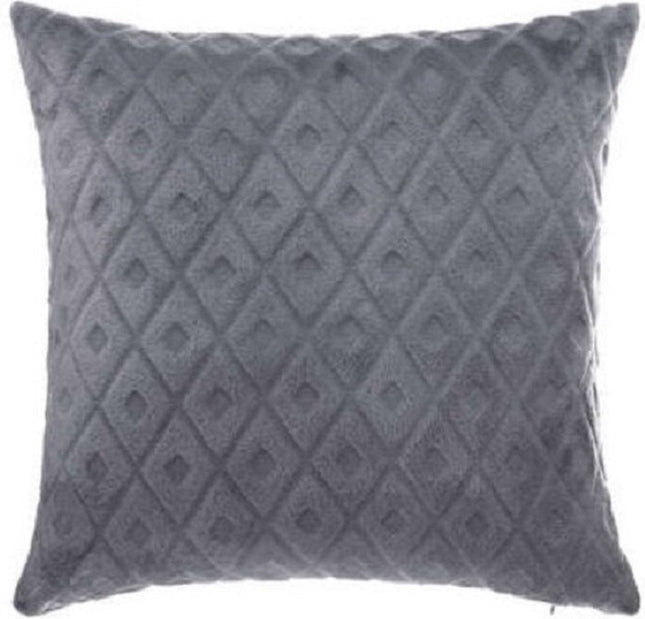Atmosphera sierkussen Comfort Above – geblokt, met rits en vulling, 40 x 40 cm