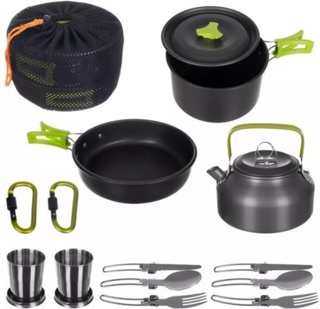 Ruhhy Trizand Complete Kookset voor Reizen en Kamperen