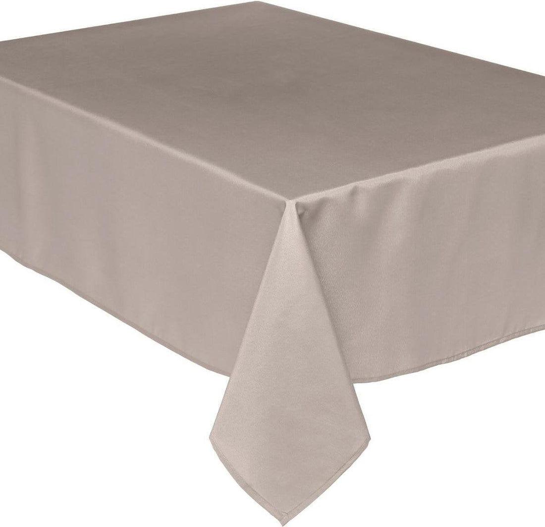 Atmosphera Tablecloth - 240 x 140 cm - beige - Dining table tablecloths - polyester