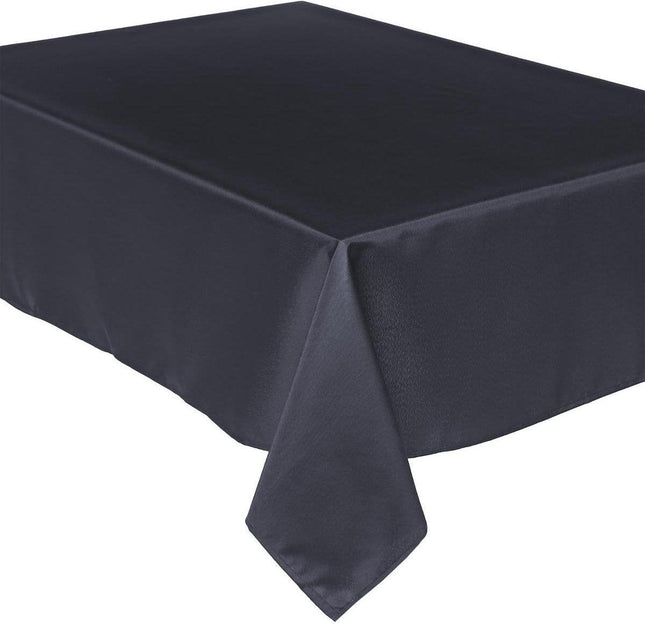 Atmosphera tafelkleed 300 x 150 cm – rechthoekig, donkergrijs polyester
