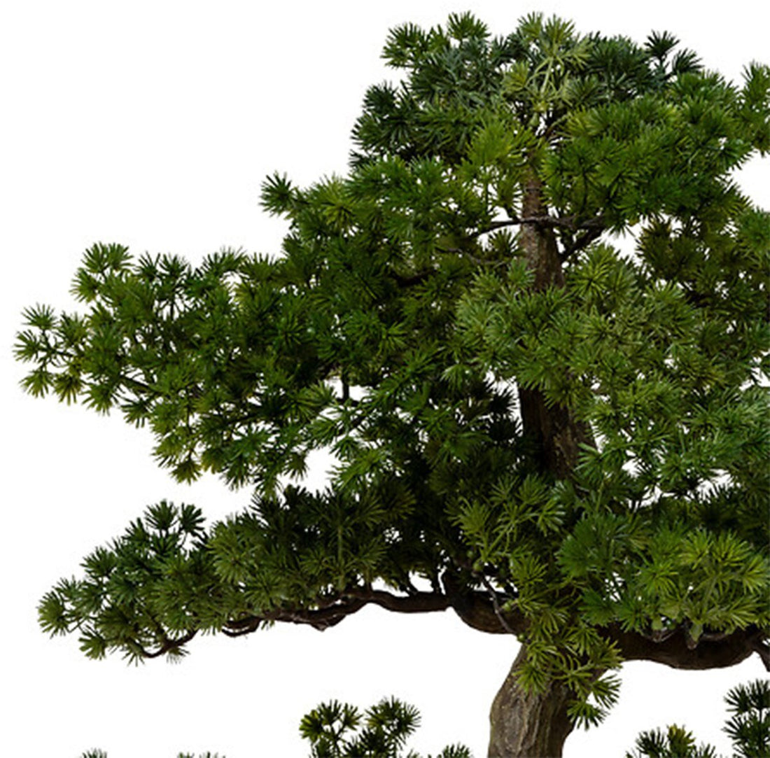 Atmosphera bonsai tree - in ceramic pot - 86 cm - artificial plant - green - fake plants - ornamental plants - Japanese style