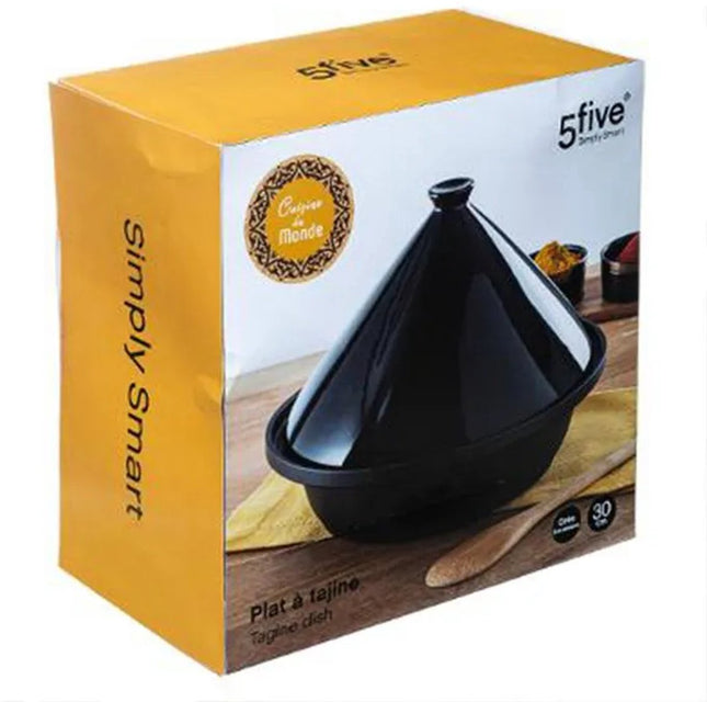 Tajineschotel “Keramische” 30 cm Zwart