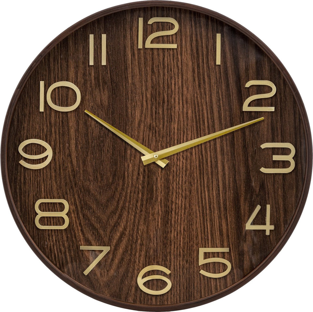 Atmosphera Ivana Clock Ø55x6cm - Dark Brown