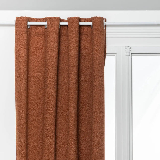 Atmosphera Soana verduisterend en isolerend gordijn – terracotta, 140 x 260 cm – foto 2