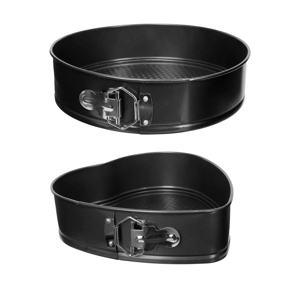 5Five Cake tins / springform pans - metal - black - set of 2 pans