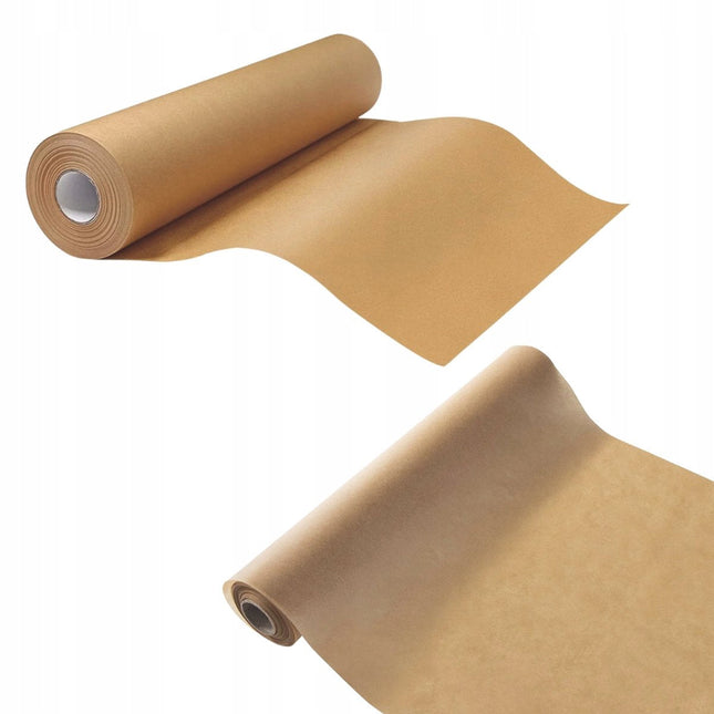 Klausberg Papier sulfurisé Pergamin 50m – 38cm de Large – KB-7904 – Marron – Pour Friteuse à air & Four